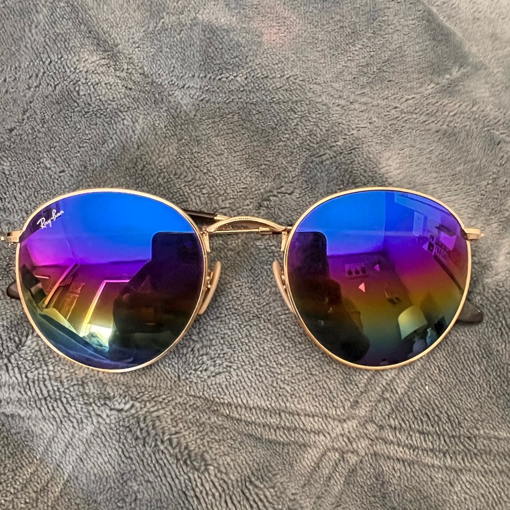 Rainbow circle glasses